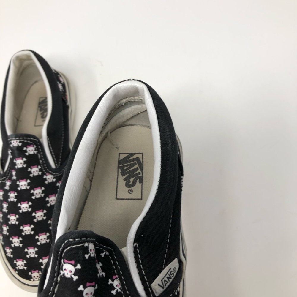 Vans l | Black and White Slip-on Pink skull pirate - Picture 8 of 8